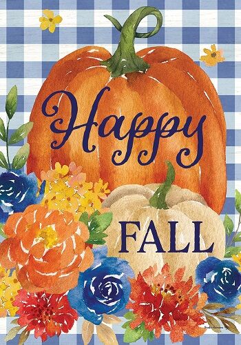 Fall Fantasy Flag | Fall Flags | Two Sided Flags | Floral Flags