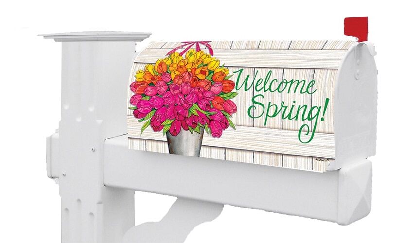 Glorious Tulips Mailbox Cover | Mailbox Wraps | Mailbox Covers