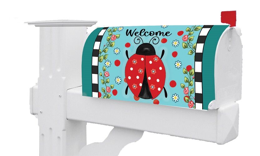 Ladybug Check Mailbox Cover | Mailbox Wraps | Mailbox Covers